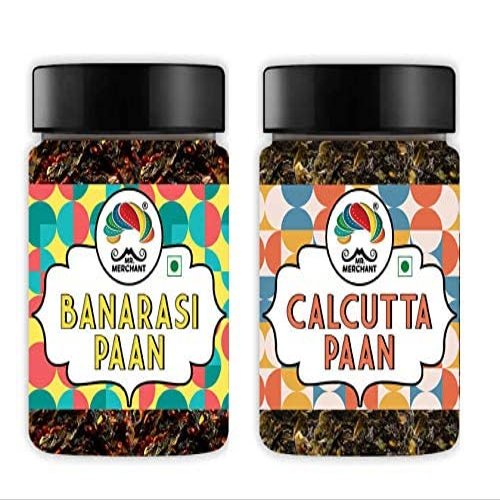 Mr. Merchant Paan Combo (Banarasi Paan, 300gm & Calcutta Paan, 300gm) Set of 2_Packing May Vary