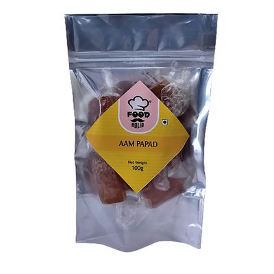 Foodholic Aam papad, Premium Khatta Mitha Aam Papad Slice Bar (100 Gm)_Packing May Vary