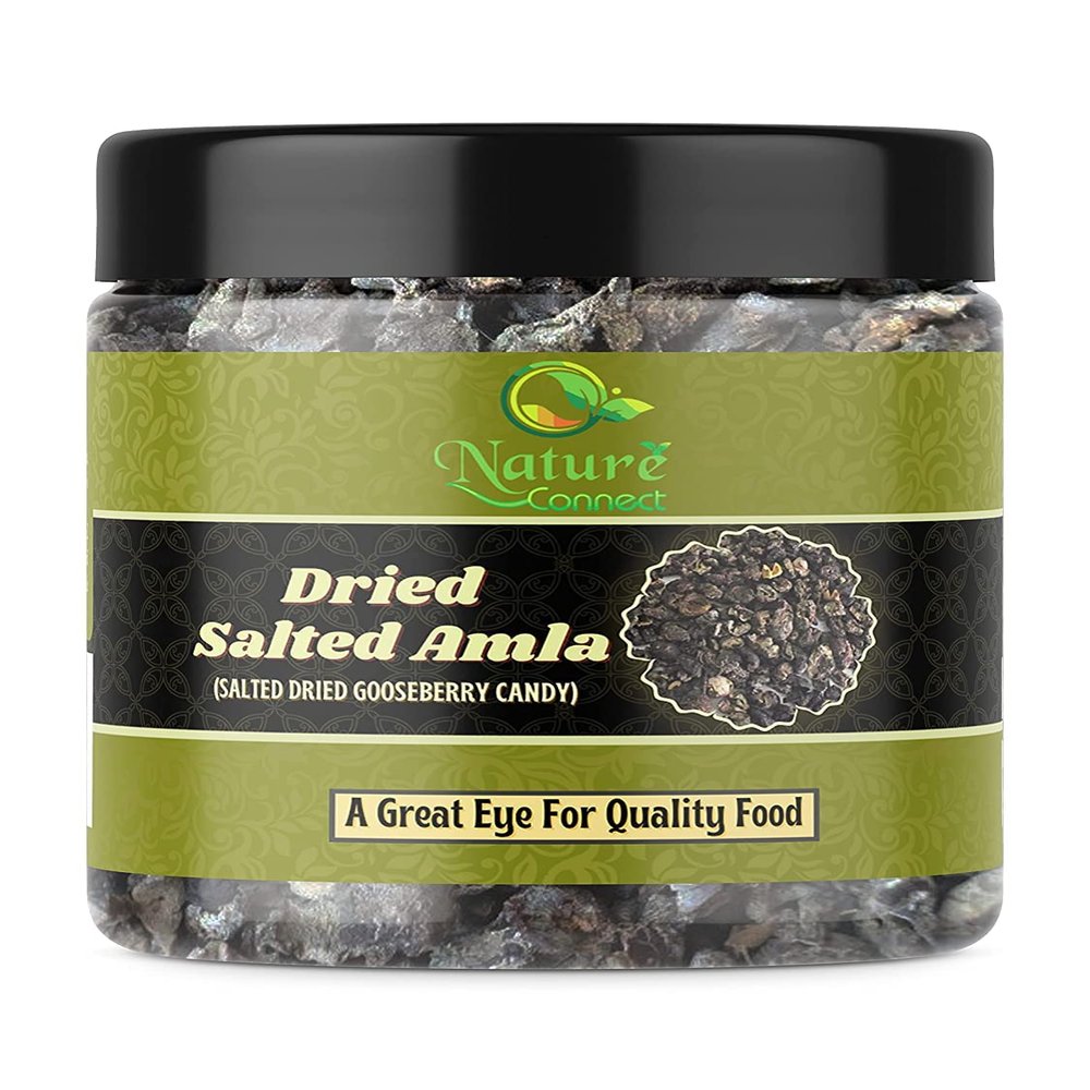 Nature Connect Dried Salted Amla 250 gm| Gooseberry Sukha Amla_Packing May Vary