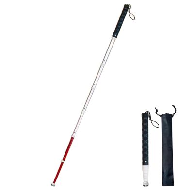 125Cm Telescopic Blind Cane Best Mobility Crutch for Vision Impaired Titanium Alloy Blind Walking Sticks Retractable Guide Cane(7 Sect.,125cm/50.7in)