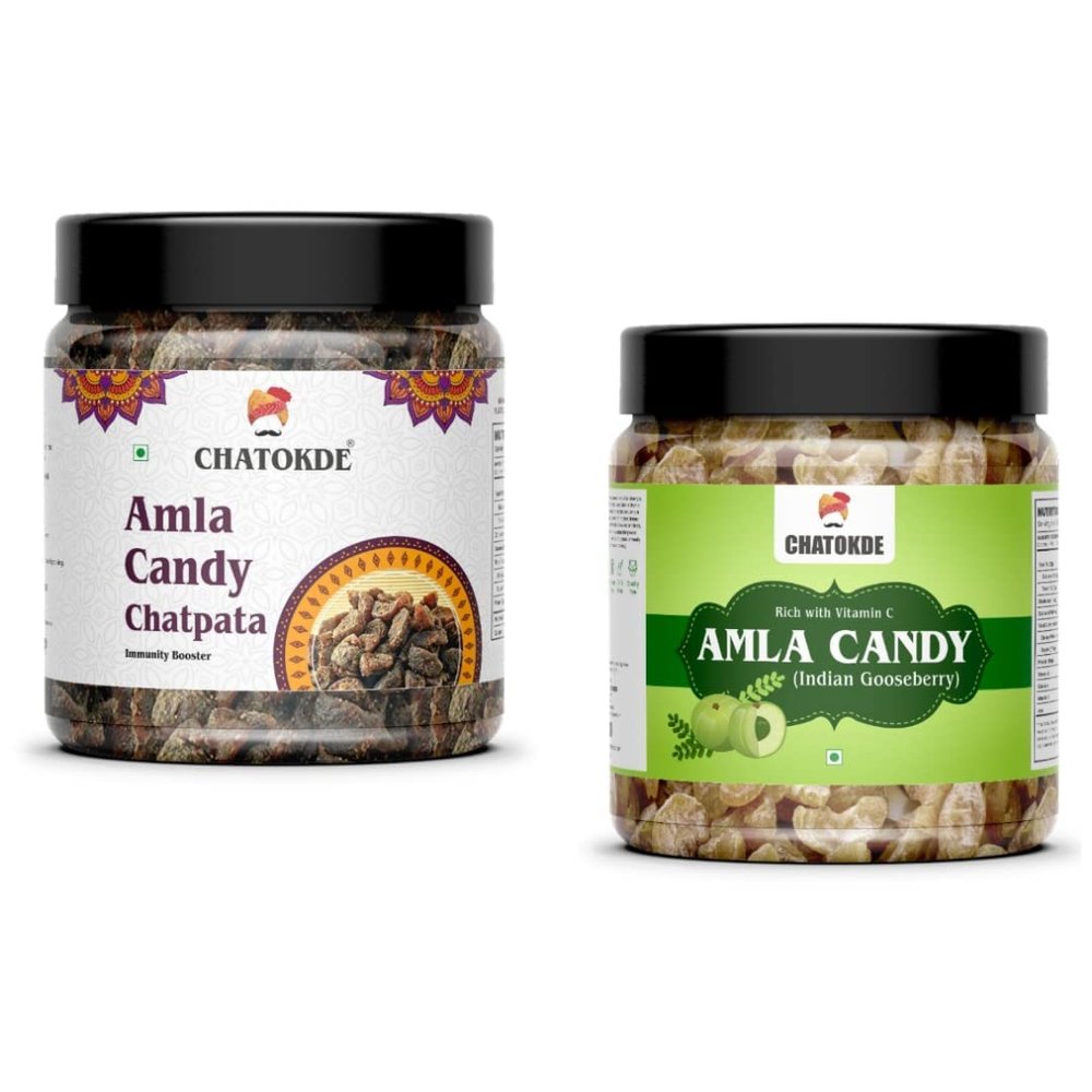 CHATOKDE Amla Candy Combo (Sweet Amla(250g) & Chatpata Amla(250g)_Packing May Vary