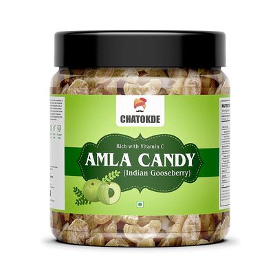 CHATOKDE Dry Sweet Amla Candy (Indian Gooseberry), 250g_Packing May Vary