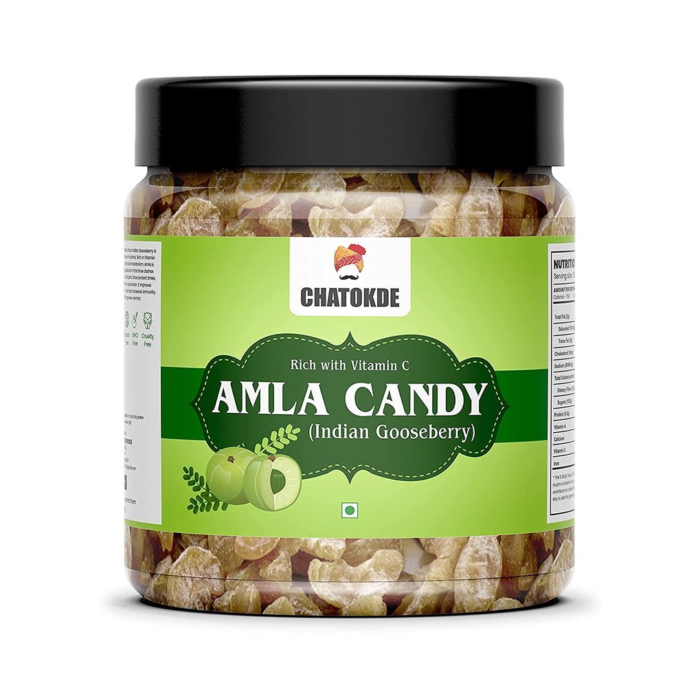 CHATOKDE Dry Sweet Amla Candy (Indian Gooseberry), 250g_Packing May Vary