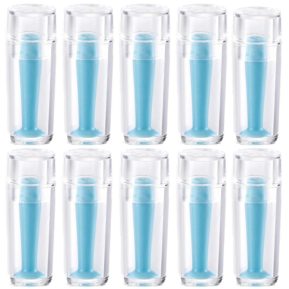 SHTCSZBA Hard Contact Lens Remover Tool for Scleral and RGP Lens Inserter, Silicone Rubber Eye Contact Remover Pluger Suction Cup - 10 Pieces
