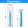 SHTCSZBA Hard Contact Lens Remover Tool for Scleral and RGP Lens Inserter, Silicone Rubber Eye Contact Remover Pluger Suction Cup - 10 Pieces view 2