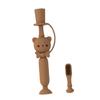 GOOHOCHY Cartoon Bear Silicone Training Toothbrush Safe and Durable Oral Care Tool for Toddlers Soft Bristles Unique Handle Design for Comfortable Brushing Random Color view 1
