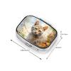 IYOVI Colorpoint_Shorthair Printed Pill Box/Pill Case Portable Square Pill Box, Pill Case for Purse Pill Box Travel, 2.2x1.6in view 3