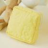 Baluue 4pcs Reusable Napkin Pouch Portable Stylish Period Bags for Women -wear Material Convenient Zipper Closure Candy Color view 2