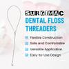 SurgiMac Dental Floss Threaders Dental Flossers for Braces Bridges and Implants Floss Threaders for Bridges Braces Care Oral Care Instruments Flossing Tool Dental Tools Oral Care  Pack of 500 view 3
