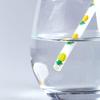 100 Pcs Disposable Straws, Biodegradable Paper Straws for Juices, Shakes, Smoothies, Party Supplies (Pineapple) view 4