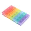 FOMIYES 28 Pill Organizer Travel Medication Travel Case Medication Reminder Travel Container Travel Medicine, 17.5*10.5CM view 1