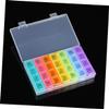 FOMIYES 28 Pill Organizer Travel Medication Travel Case Medication Reminder Travel Container Travel Medicine, 17.5*10.5CM view 4