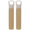 Alipis Mop Handle End, 2pcs Broom Mop Rod Handles Dustpan End Sleeve Replacement Grips for Reaching Pole Clothesline Stick Broom Tube Tail Hanger, 13.30X2.40X2.40CM, Khaki view 1