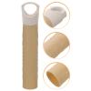 Alipis Mop Handle End, 2pcs Broom Mop Rod Handles Dustpan End Sleeve Replacement Grips for Reaching Pole Clothesline Stick Broom Tube Tail Hanger, 13.30X2.40X2.40CM, Khaki view 4