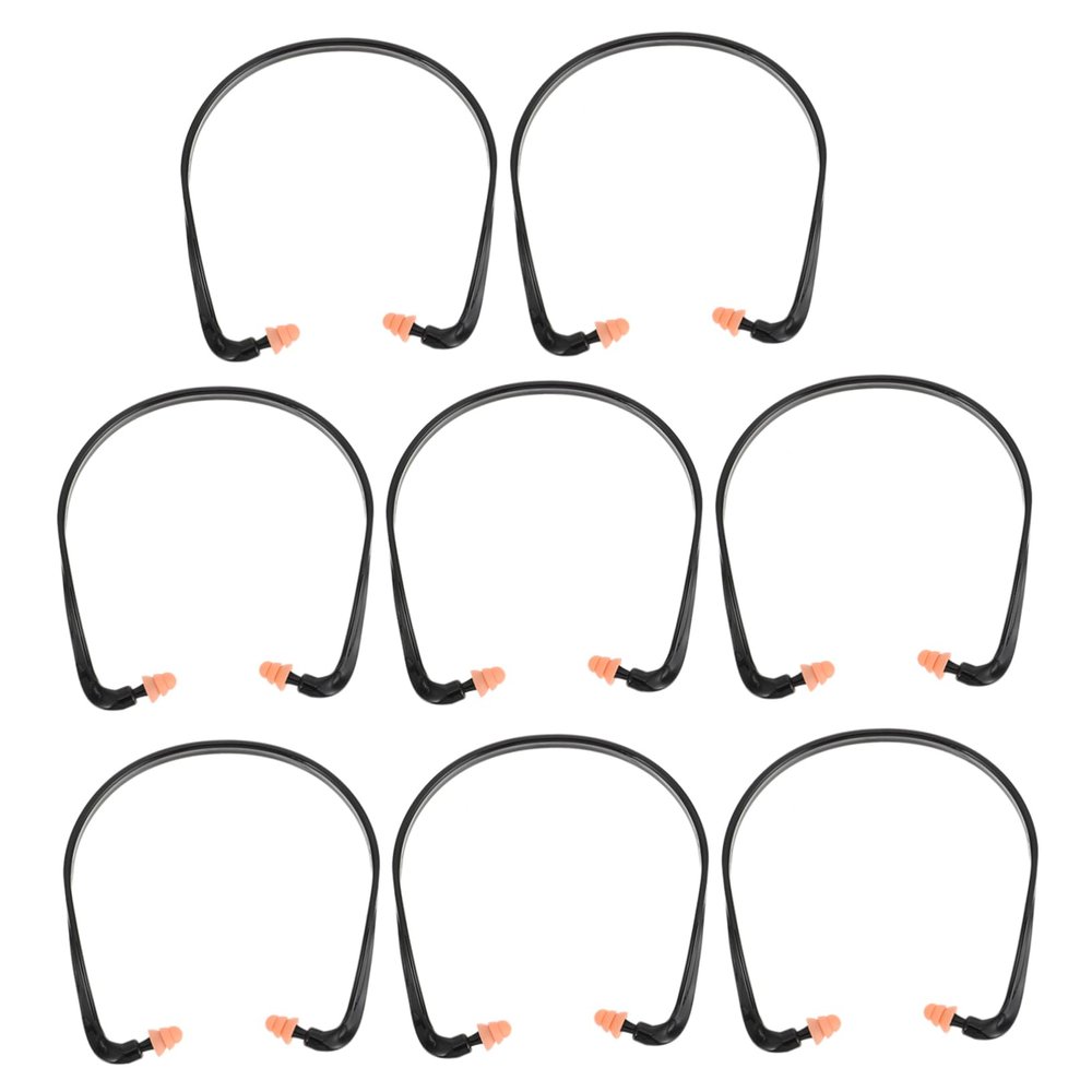 FOMIYES Silicone Learning Earplugs Multipurpose Banded Earplugs Ear Noise Canceling for Sleep Work
