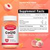 Zetelixia CoQ10 Gummies, 5X Better Absorption Coenzyme Q10 for Cellular Energy and Antioxidant Support, 60 Peach Gummies view 2