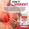 Zetelixia CoQ10 Gummies, 5X Better Absorption Coenzyme Q10 for Cellular Energy and Antioxidant Support, 60 Peach Gummies view 4