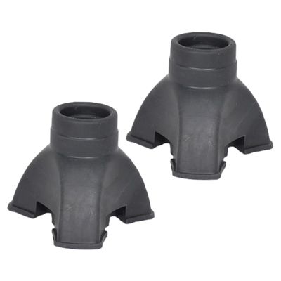 IWOWHERO Replacement Tips for Walking Sticks Trekking Pole Pads Non-Slip Crutch Feet Tip Easy to Install Carry