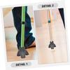 IWOWHERO Replacement Tips for Walking Sticks Trekking Pole Pads Non-Slip Crutch Feet Tip Easy to Install Carry view 4