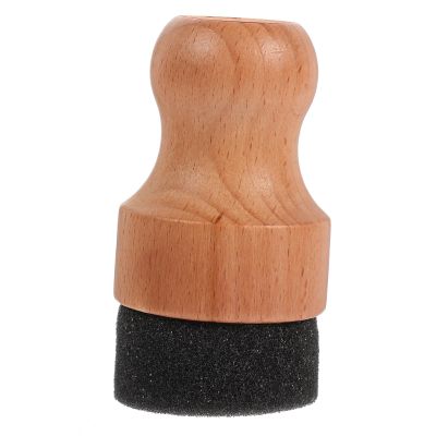 Alipis Cutting Board Oil Wax Applicator Natural Bamboo Applicator Butcher Blocks Oil Cream Wood Applicator for Cutting Boards Wooden Spatula Spoon and Other Utensils, 9.50X5.00X5.00CM