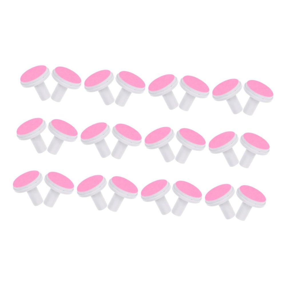 SOESFOUFU 24pcs Nail Trimmer Replacement Pads for Electric Nail Grinders Durable Sandpaper Versatile Accessories and Grooming