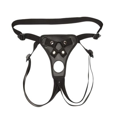 NineLife Basics Adjustable Strap-On Double Penetration Kit GS41890, As Described