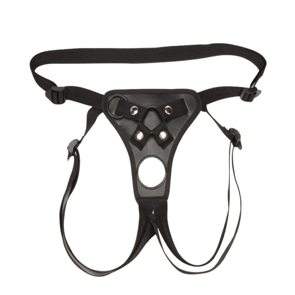 NineLife Basics Adjustable Strap-On Double Penetration Kit GS41890, As Described