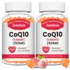 Zetelixia 2 Pack CoQ10 Gummies, 5X Better Absorption Coenzyme Q10 for Cellular Energy and Antioxidant Support, 120 Peach Gummies view 1