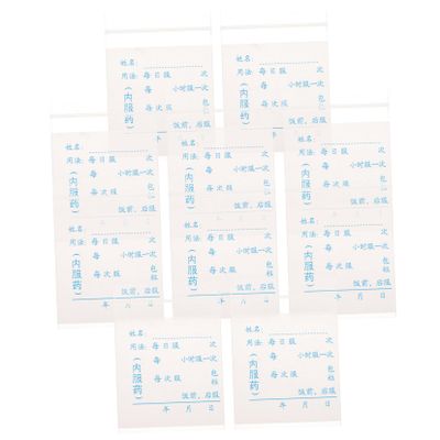 FOMIYES 100pcs Writable Pill Bags Travel Medicine Packets for Easy Organization and Secure Storage of Medications
