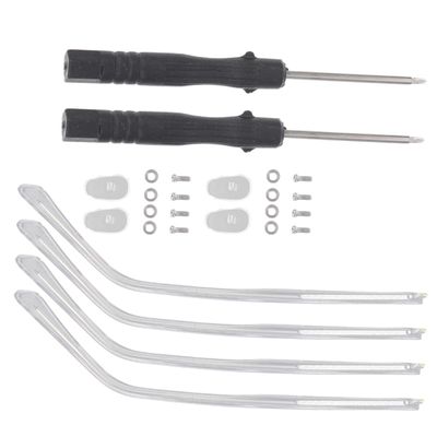 FOMIYES 2sets Metal Eyeglasses Temple Arms Comfortable Slip Design for Men and Women Replacement Eyeglass Accessories for Secure Fit