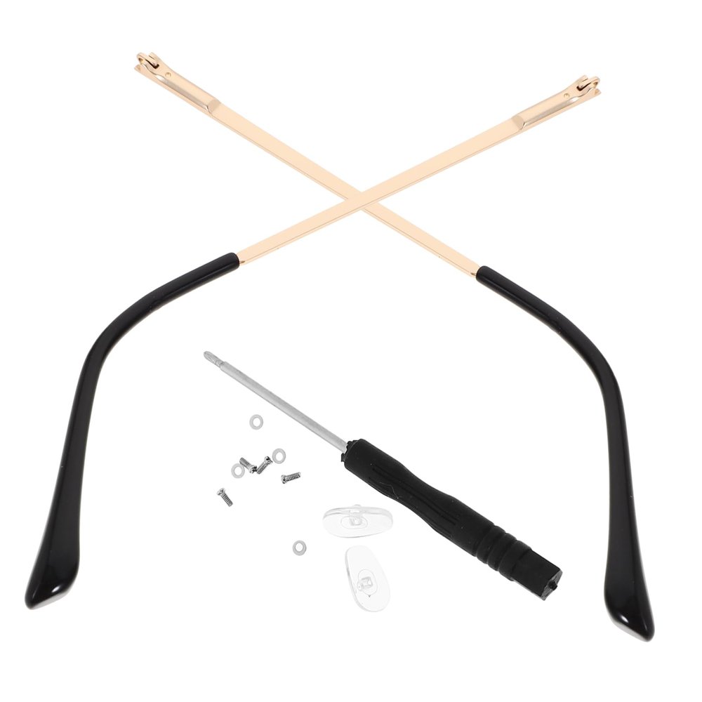 NOLITOY Ergonomic Eyeglass Legs Replacement Glasses Arm Legs for Sunglasses Glasses and More Metal Construction