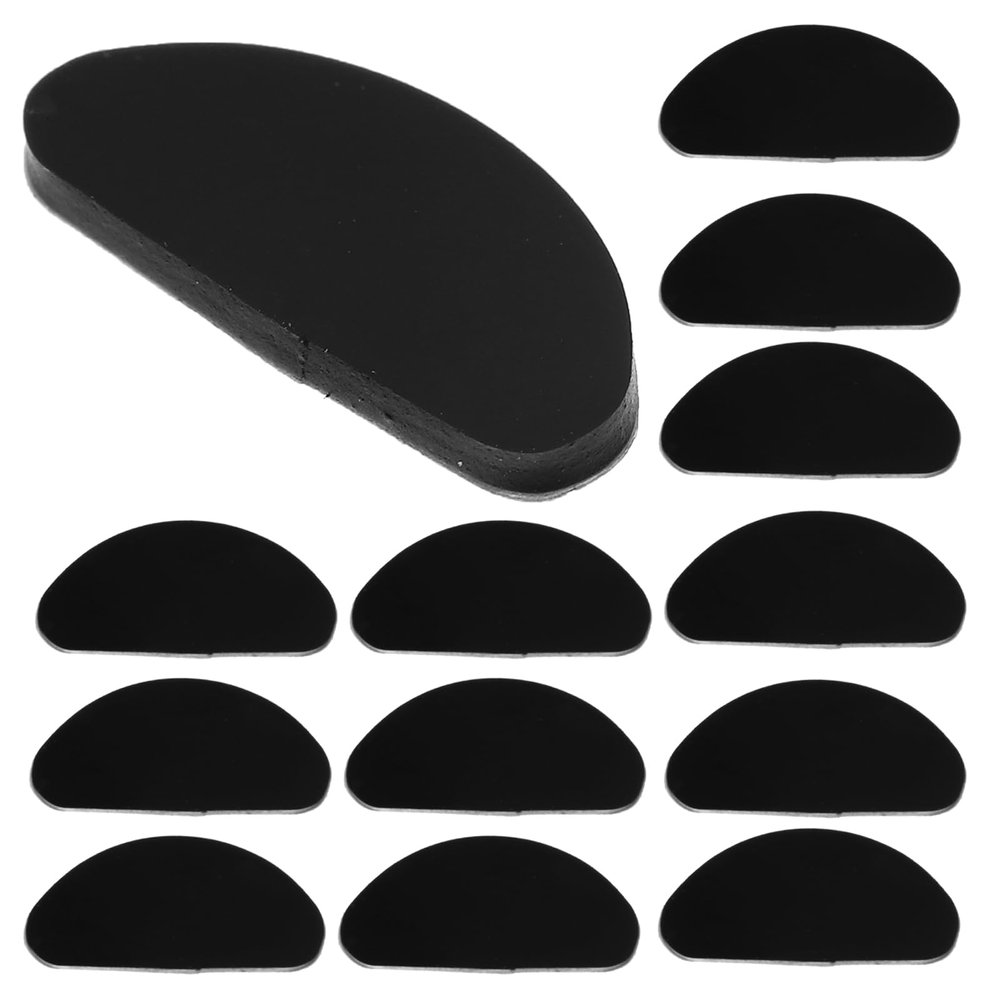 FOMIYES 30pcs Glasses Nose Pads Silicone Nose Grips Nonslip Comfortable Eyeglass Pads for All Frames Reusable
