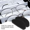 FOMIYES 30pcs Glasses Nose Pads Silicone Nose Grips Nonslip Comfortable Eyeglass Pads for All Frames Reusable view 3