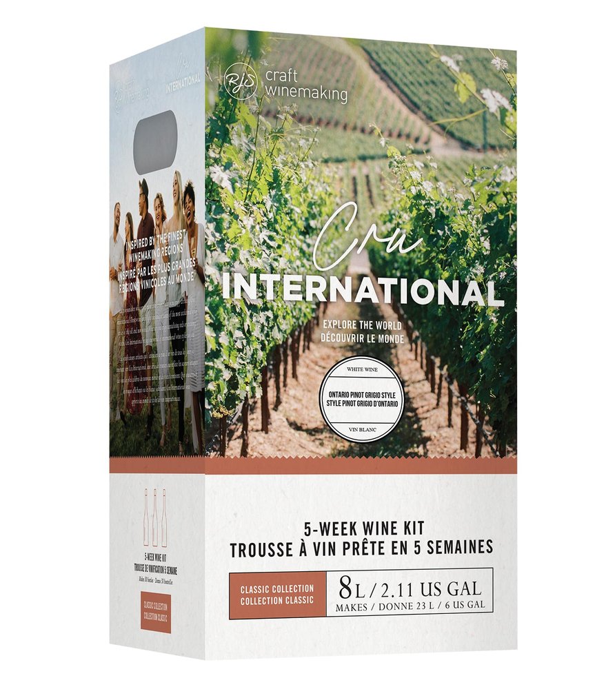 Wine Ingredient Kit - Cru International - Ontario Pinot Grigio Style