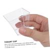 FOMIYES 100pcs Transparent Trapezoid Dessert Cups Disposable Food-grade Portion Cups for Yogurt Mousse Jelly and Appetizers for Parties and Events view 2