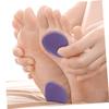 WOFASHPURET 8pcs Forefoot pad Floor mat Forefoot Pads Women Free Sticker Foot pad Foot Metatarsal Pads Insert Purple Half Size pad Non-Slip mat Metatarsal Forefoot Pads, 7.3x6cm view 4