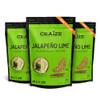 Craize Jalapeo Lime Crisps 4oz (3 Pack) | Toasted Corn Crackers with a Perfectly Mild Kick | Gluten Free, Vegan, Kosher view 1