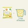 TASU Banana Dried Fruit Chips | 100% Natural Healthy Chips Made from Real Bananas | Crispy, Crunchy Snack Bags for Kids and Adults | No Sugar Added, No Oils Added, Vegan, Gluten Free | 1 oz, 30 Pack view 4