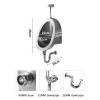 Men's Commercial High Efficience Flushing Urinal, Men's Adult Urinal Trinks Bathroom Toilet, Intelligeent Sensor Flush Public Toilet Male Urinal Urown Diversters,for Hotels/Restaurant/Airport view 2
