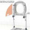 3-in-1 Folding Bedside Commode - Porta Potty for Adults - Portable Toilet for Camping, Supports Up to 380lbs, Bedside Commodes for Seniors and Commode Chair view 4