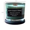 100% Soy, Highly Scented, Hand Poured Soy Candle (Italian Bergamot Oakmoss (Wooden Wick)) view 2