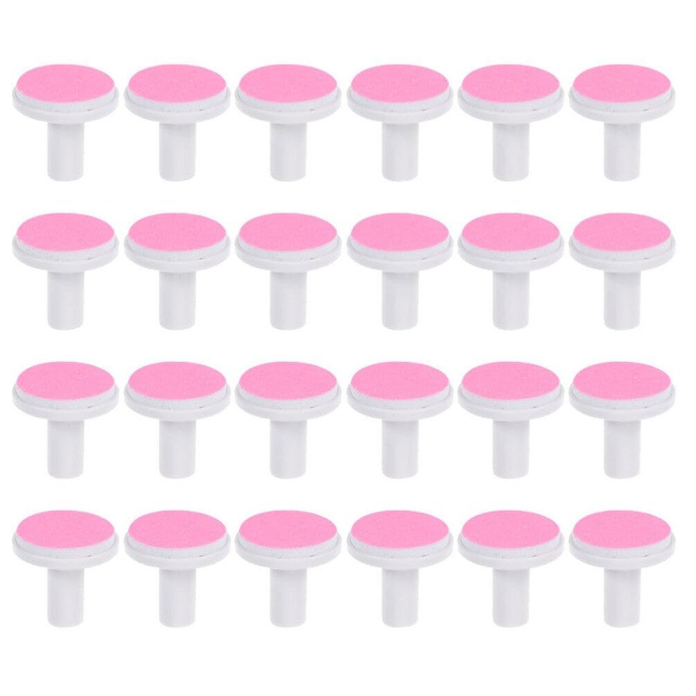 Baluue 24pcs Electric Nail Grinding for Adults Replacement Nail Trimmer Pads Easy to Replace Safe Portable Design