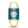 CIGARLOONG Cigar Cutter Durable and Smooth Stainless Steel Sharp Blade Guillotine(Blue+Gold) view 1