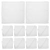 Alipis 10pcs Cotton Hand Towels Multi-Purpose Square Towels for Hotel Restaurant Excellent Absorbency Quick Drying Comfortable for Cleaning Dining Areas view 1