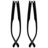 Baluue 2 Pairs Eyeglasses Arms Replacement, Eyeglass Arms Legs Repair Kit Sunglasses Arms Glasses Arm Legs Practical Glasses Temples Glasses Accessories view 1