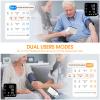 Blood Pressure Machine, Automatic Upper Arm Blood Pressure Monitor with 2x199 readout, 4.5 inch Backlit Large Screen Adjustable Large Cuff 9 to 17 inches - arrhythmia and Home Hypertension Detector view 4