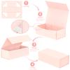 6 Pack Gift Boxes with Magnetic Lid 12" X 6" X 4" for Presents,Luxury for Gift Packaging, Bridesmaid Gifts Boxes, Magnetic Gift Box for Gifts,Birthday Gift Boxes,Christmas Gift Boxes view 3