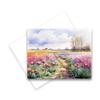 Aria Rae Design Tulip Fields Notecard Set, Set of 12, Watercolor greeting cards, assorted cards, tulip notecards, set of blank note cards, all occasion cards, blank inside view 4