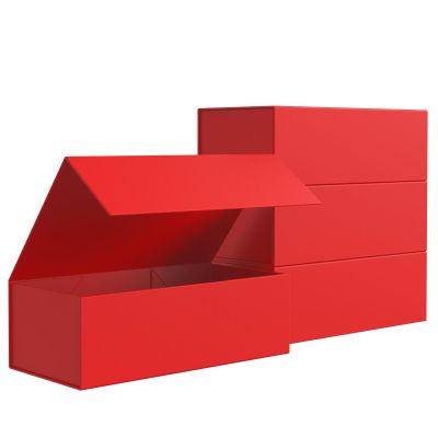 4 Pack Gift Boxes with Magnetic Lid 12" X 6" X 4" for Presents,Luxury for Gift Packaging, Bridesmaid Gifts Boxes, Magnetic Gift Box for Gifts,Birthday Gift Boxes,Christmas Gift Boxes