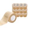 STARZON 12 Pack 2 Inch x 5 Yards Rolls Self Adhesive Bandage Breathable Cohesive Bandage Wrap Elastic Self-Adherent Tape for Stretch Athletic, Sports, Wrist, Ankle, Beige view 1